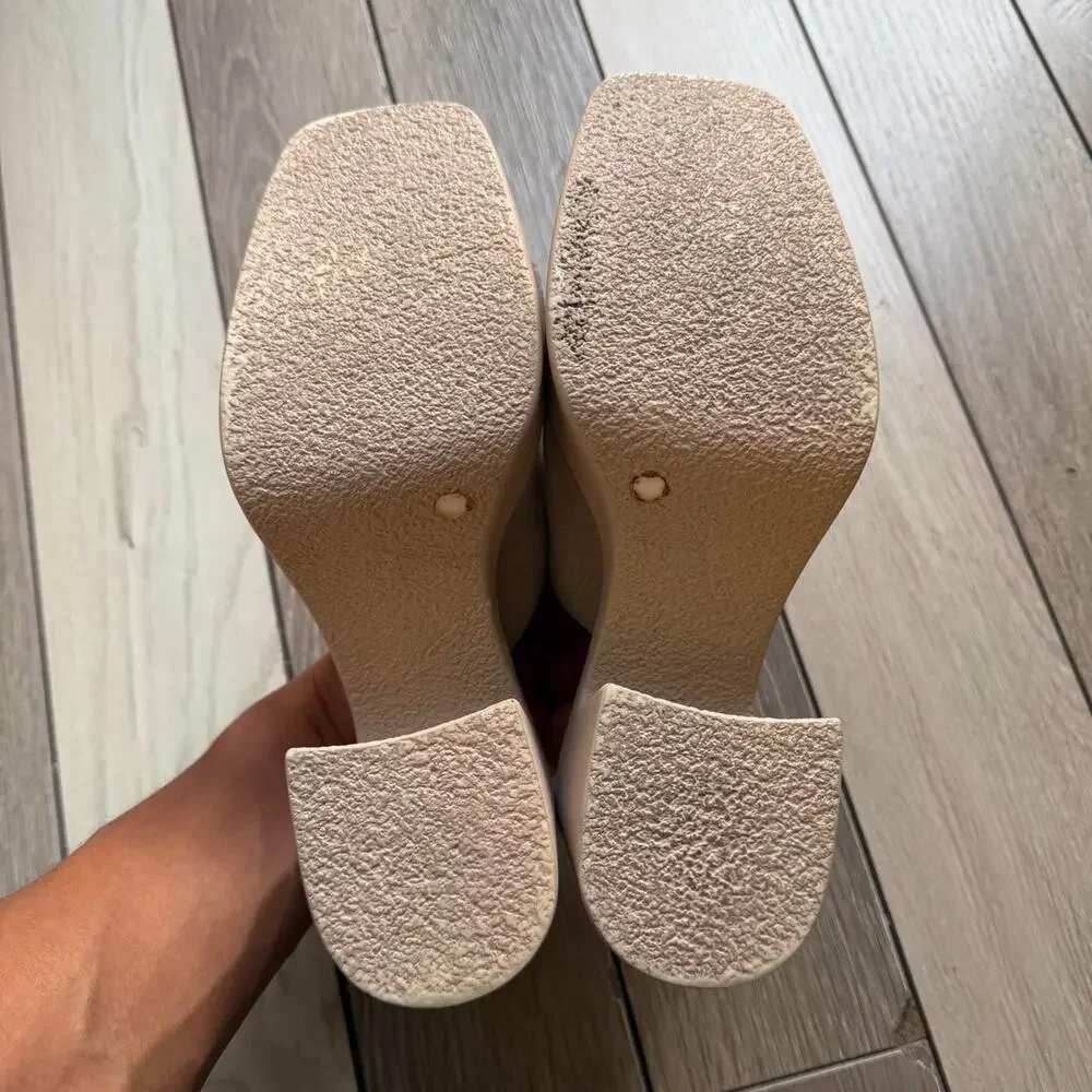Free people suede platform mule